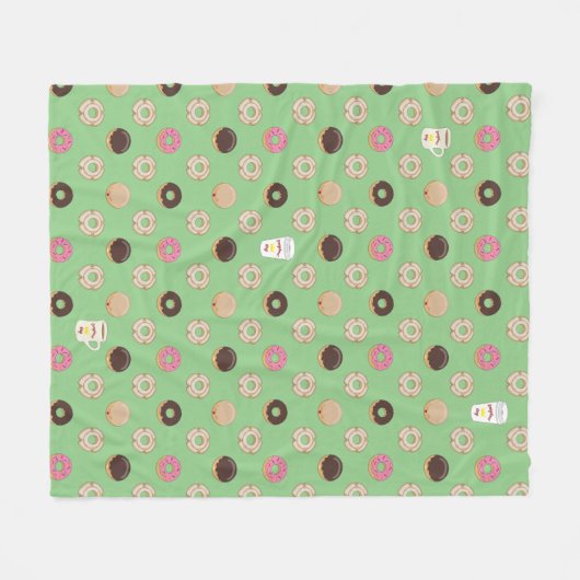 Doughnut King Fleecedecke (Vorderseite (Horizontal))