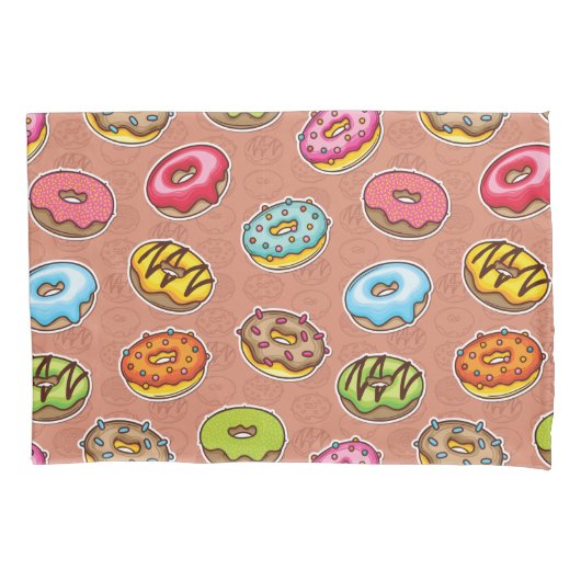 Doughnut Kissenbezug (Vorderseite)
