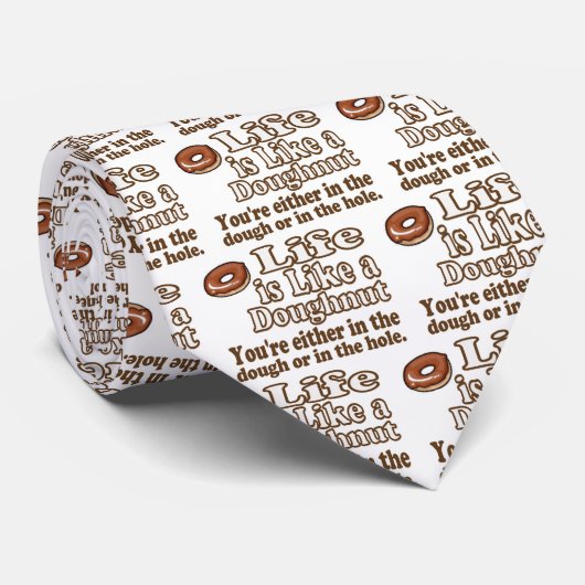 Doughnut Life Krawatte (Gerollt)