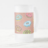 Doughnut Mattglas Bierglas (VorderseiteRechts)
