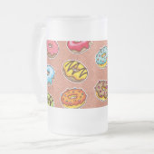 Doughnut Mattglas Bierglas (Vorderseite Links)