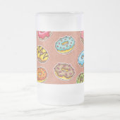 Doughnut Mattglas Bierglas (Mittel)