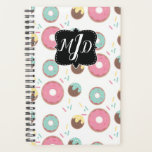Doughnut Monogram Bakery Sprinkle Donut Planer<br><div class="desc">Donut Musterplaner</div>