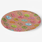 Doughnut Pappteller (Schrägansicht)