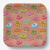 Doughnut Pappteller (Vorderseite)