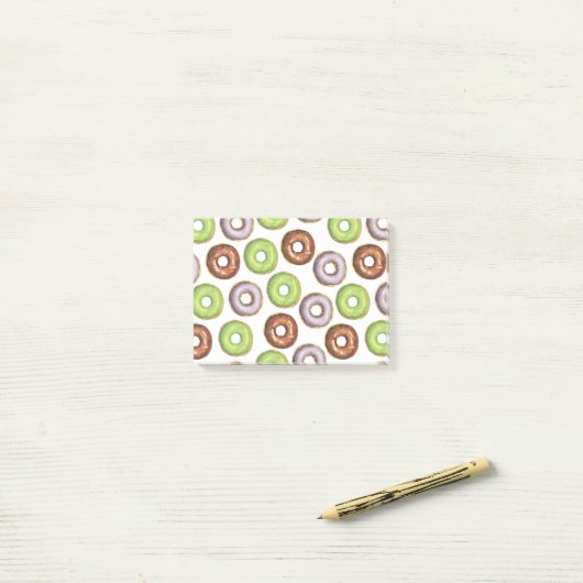 Doughnut! Post-it Klebezettel (Auf Schreibtisch)