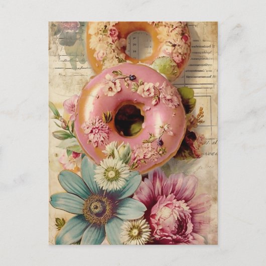 Doughnut Postkarte (Vorderseite)