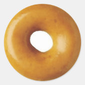 Doughnut Runder Aufkleber (Vorderseite)