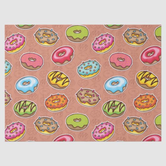 Doughnut Seidenpapier (Vorderseite)