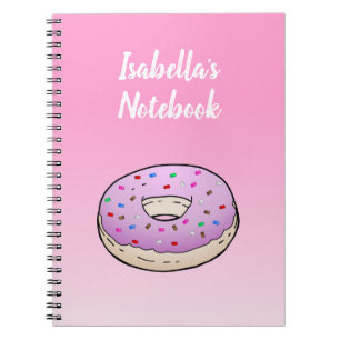 Doughnut Spiral Foto Notebook Notizblock
