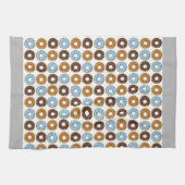 Doughnut White Kittuch Geschirrtuch (Horizontal)