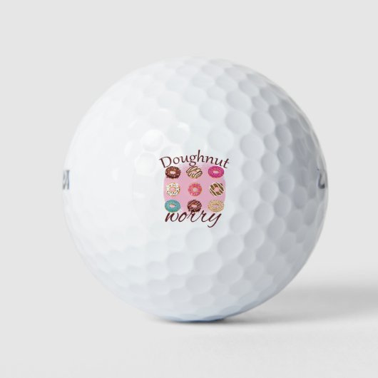 Doughnut Worry Golfball (Vorderseite)