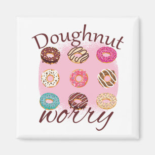 Doughnut Worry Magnet