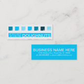 DOUGHNUTS Kundenzufriedenheit (Mod-Quadrate) Treuekarte (Vorne/Hinten)