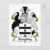 Doughty Familienwappen Postkarte (Vorderseite)