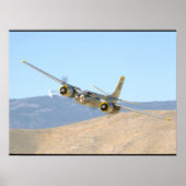 Douglas A26 Invader, Aerial View_WWII Flugzeug Poster (Vorne)