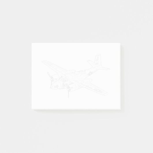 Douglas A-26 Invader Post-it Klebezettel (Vorderseite)