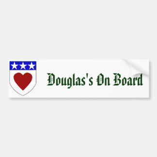 Douglas an Bord Autoaufkleber