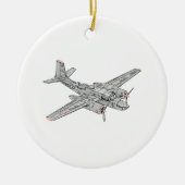 Douglas B-26 Invader Keramik Ornament (Vorne)