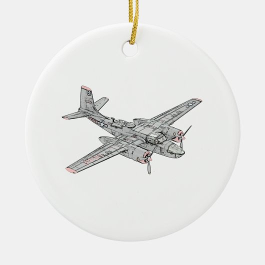 Douglas B-26 Invader Keramik Ornament (Vorne)