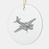 Douglas B-26 Invader Keramik Ornament (Links)