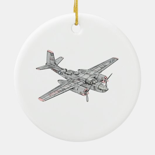 Douglas B-26 Invader Keramik Ornament (Hinten)