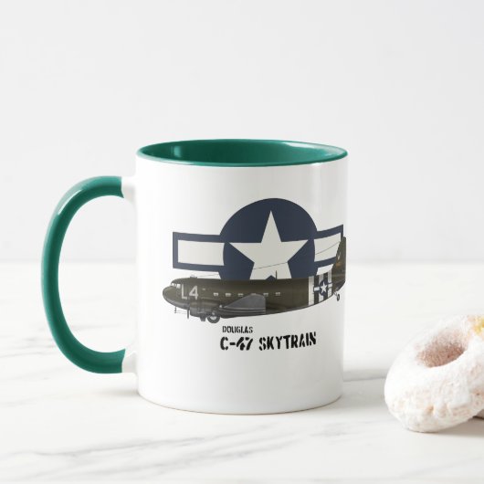 Douglas C-47 Skytrain Tasse (Mit Donut)