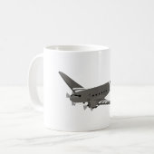 Douglas C-47 Skytrain WW2 Transport Airplane Kaffeetasse (Vorderseite Links)