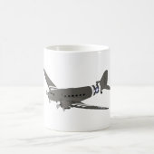 Douglas C-47 Skytrain WW2 Transport Airplane Kaffeetasse (Mittel)