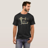 Douglas C 47 Skytrain WW2 Transport Plane Diagram T-Shirt (Vorne ganz)