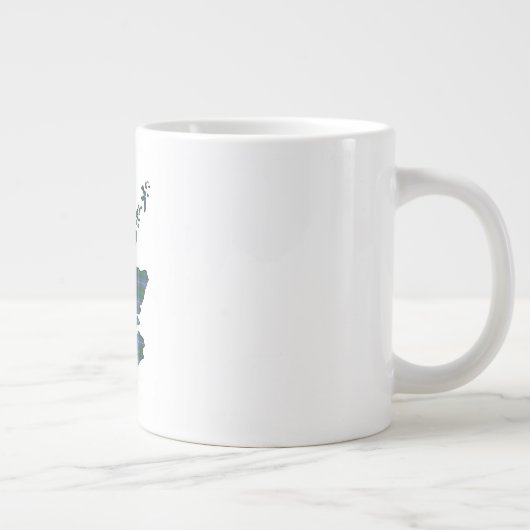 Douglas Clan Abzeichen Jumbo Tasse (Rechts)