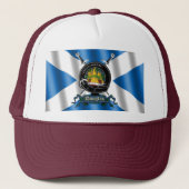 Douglas Clan Abzeichen Scottish Trucker Hat Truckerkappe (Vorderseite)