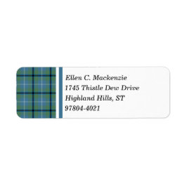 Douglas Clan Ancient Light Blue Tartan