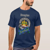 Douglas Clan Badge & Tartan T-Shirt (Vorderseite)