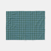 Douglas-Clan Hellblau alter Tartan Fleecedecke (Vorderseite (Horizontal))
