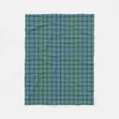 Douglas-Clan Hellblau alter Tartan Fleecedecke (Vorderseite)