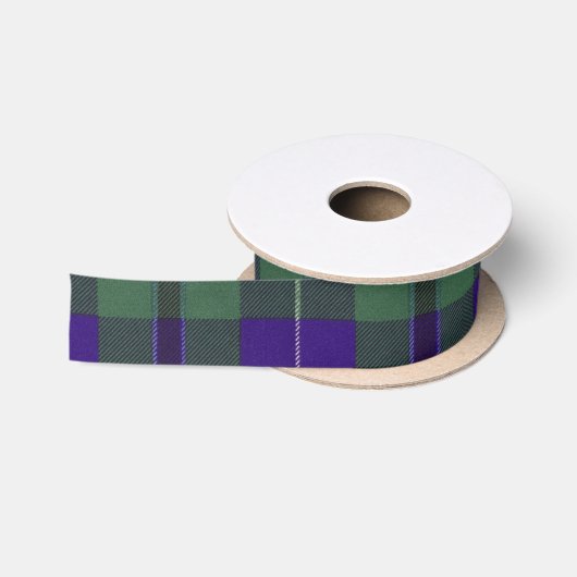 Douglas-Clan karierter schottischer Tartan Satinband (Spule)