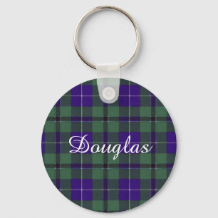 Douglas-Clan karierter schottischer Tartan Schlüsselanhänger