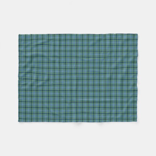 Douglas Clan Light Blue Ancient Tartan Fleecedecke (Vorderseite (Horizontal))