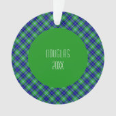 Douglas Clan Tartan Kariert Ornament (Vorderseite)