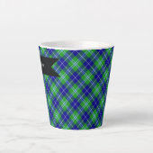 Douglas Clan Tartan Kariert Scottish Pattern Milchtasse (Vorderseite)