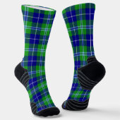 Douglas Clan Tartan Plaid Scottish Pattern Socken (Gewinkelt)