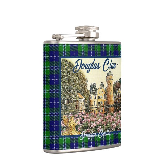 Douglas Clans Douglas Castle Hip Flask Flachmann (Rechts)