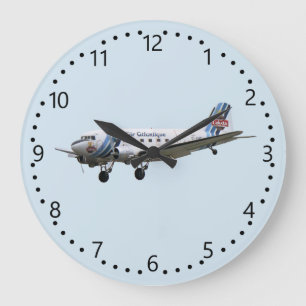 Douglas Dakota DC3 G-AMSV Große Wanduhr