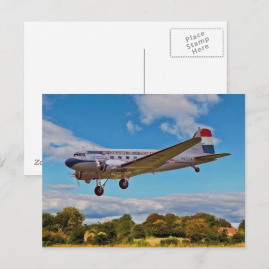 Douglas Dakota DC3 [PH-DDA] Postkarte (Vorne/Hinten)