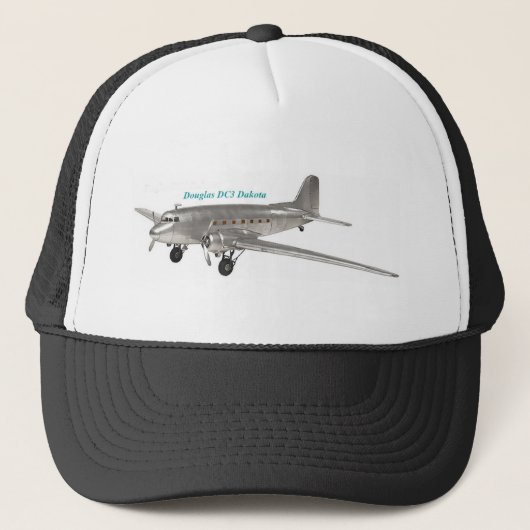 Douglas DC3 Dakota Truckerkappe (Vorderseite)