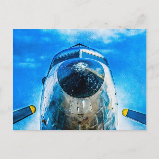 Douglas DC-3 Aircraft Postkarte (Vorderseite)