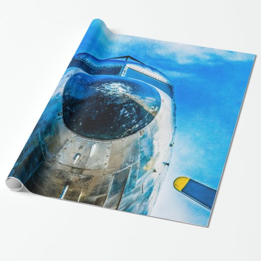 Douglas DC-3 Flugzeug Geschenkpapier (Ungerollt)