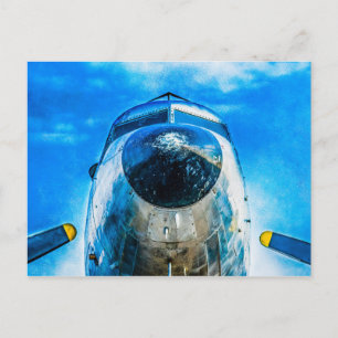 Douglas DC-3 Flugzeug Postkarte