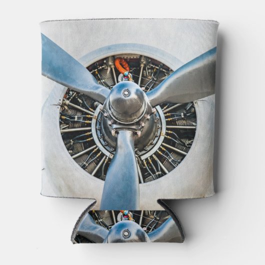 Douglas DC-3 Flugzeug. Propeller Dosenkühler (Vorderseite)